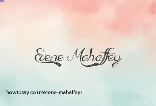 Erene Mahaffey