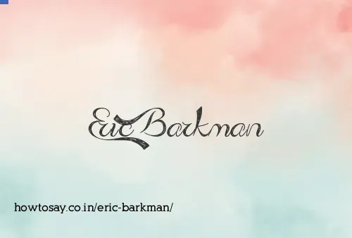Eric Barkman