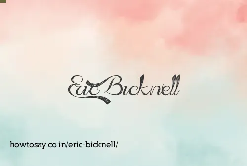 Eric Bicknell