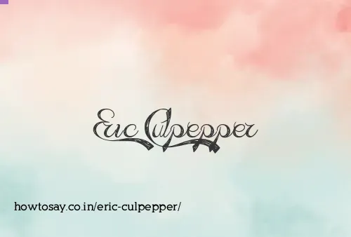 Eric Culpepper
