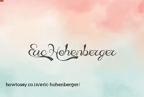 Eric Hohenberger