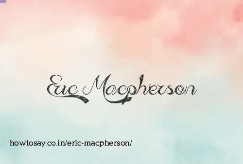 Eric Macpherson