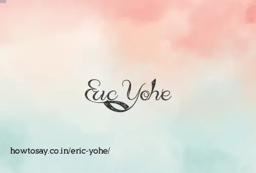 Eric Yohe