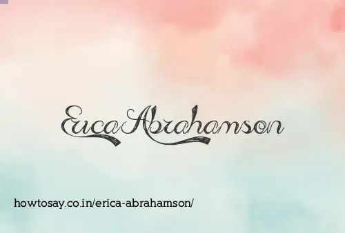 Erica Abrahamson