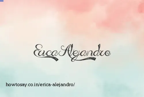 Erica Alejandro