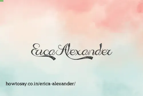 Erica Alexander