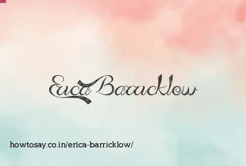 Erica Barricklow