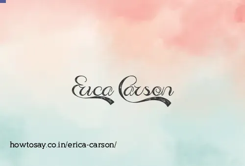 Erica Carson