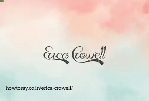 Erica Crowell