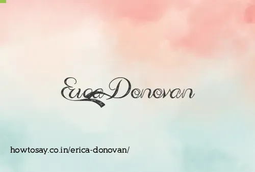 Erica Donovan