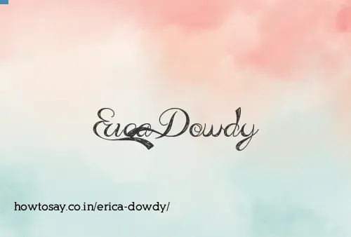 Erica Dowdy