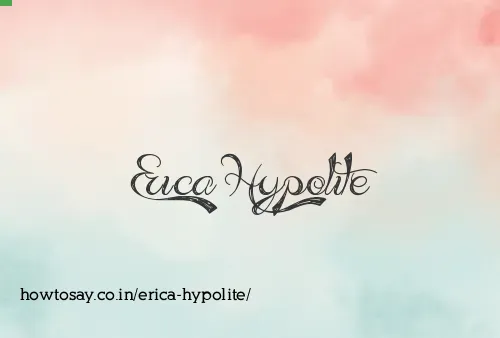 Erica Hypolite