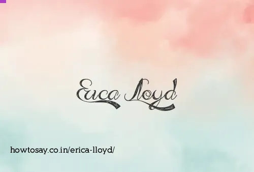 Erica Lloyd