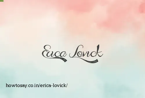 Erica Lovick