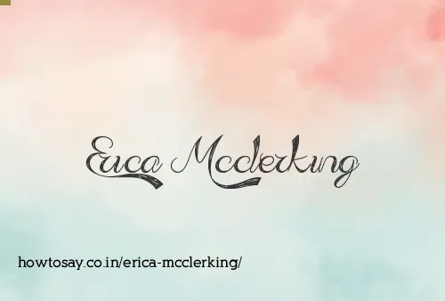 Erica Mcclerking