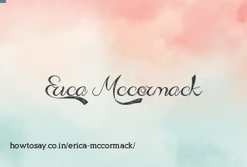Erica Mccormack