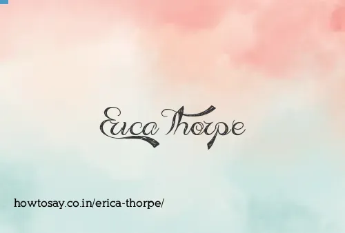 Erica Thorpe