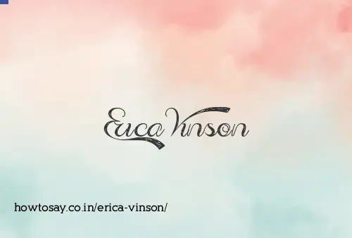 Erica Vinson
