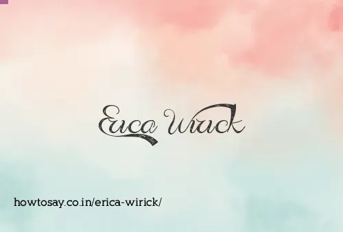 Erica Wirick