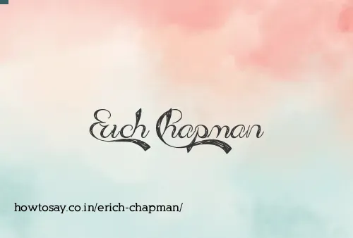 Erich Chapman
