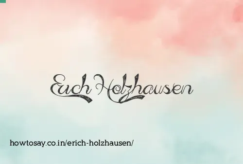 Erich Holzhausen