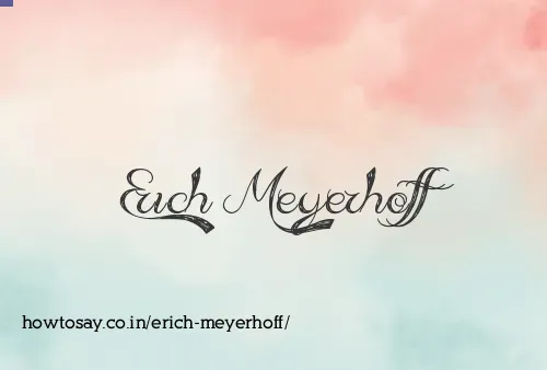 Erich Meyerhoff