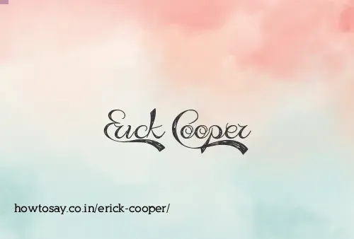Erick Cooper