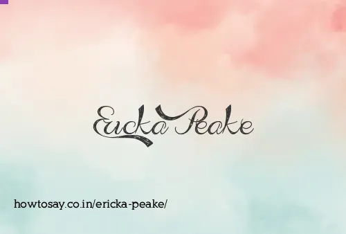 Ericka Peake