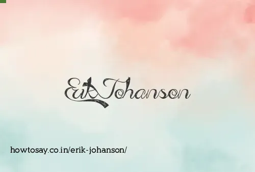 Erik Johanson