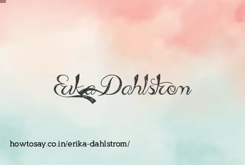 Erika Dahlstrom