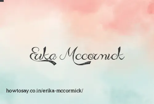 Erika Mccormick