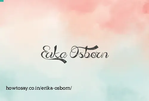 Erika Osborn