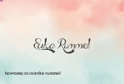 Erika Rummel