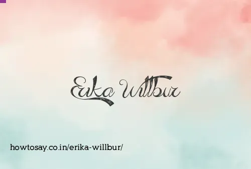Erika Willbur