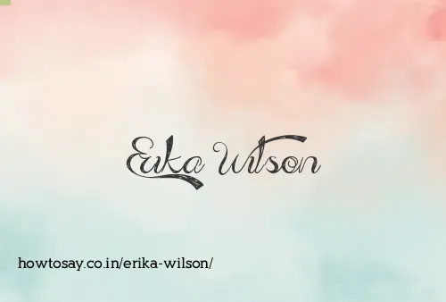 Erika Wilson