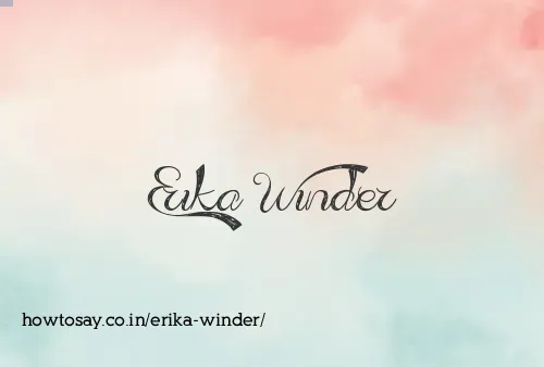 Erika Winder