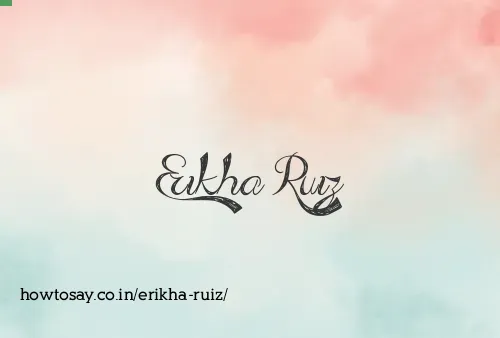 Erikha Ruiz