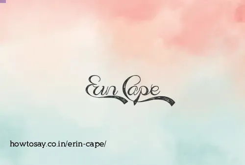 Erin Cape