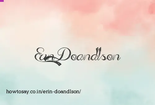 Erin Doandlson