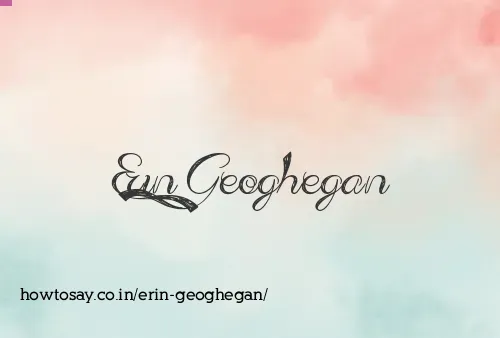 Erin Geoghegan
