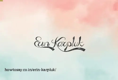 Erin Karpluk