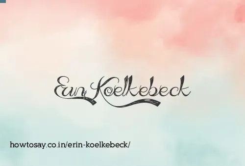 Erin Koelkebeck