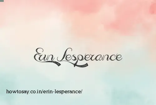 Erin Lesperance