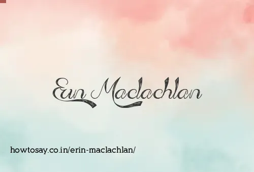 Erin Maclachlan