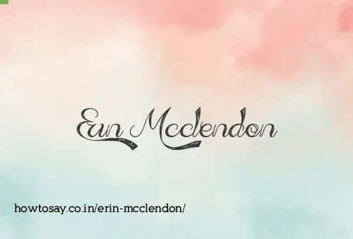 Erin Mcclendon