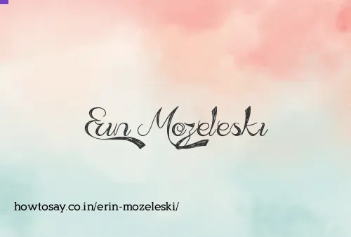 Erin Mozeleski
