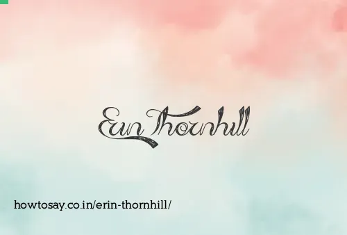 Erin Thornhill