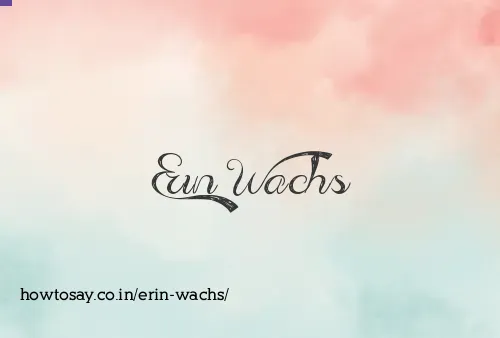 Erin Wachs