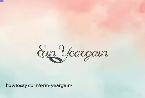 Erin Yeargain