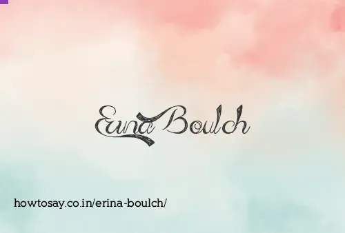 Erina Boulch
